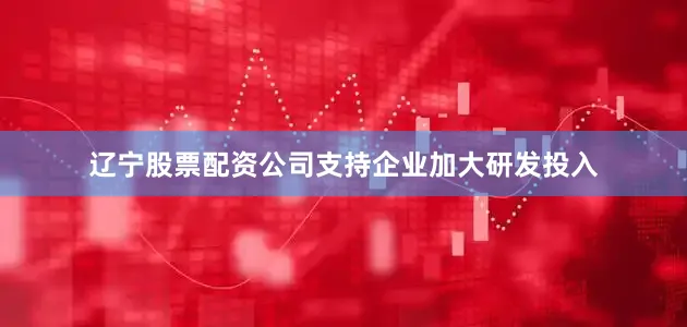 辽宁股票配资公司支持企业加大研发投入